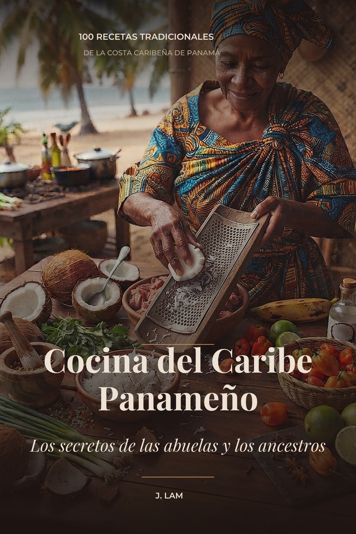 Portada Cocina del Caribe Panameño - Secretos de las Abuelas y Ancestros